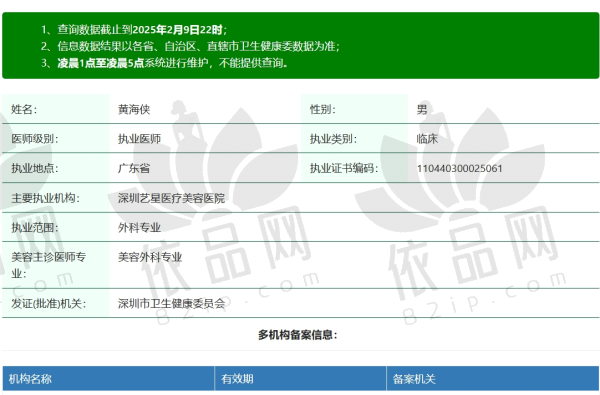 深圳黄海侠医生个人资料简介